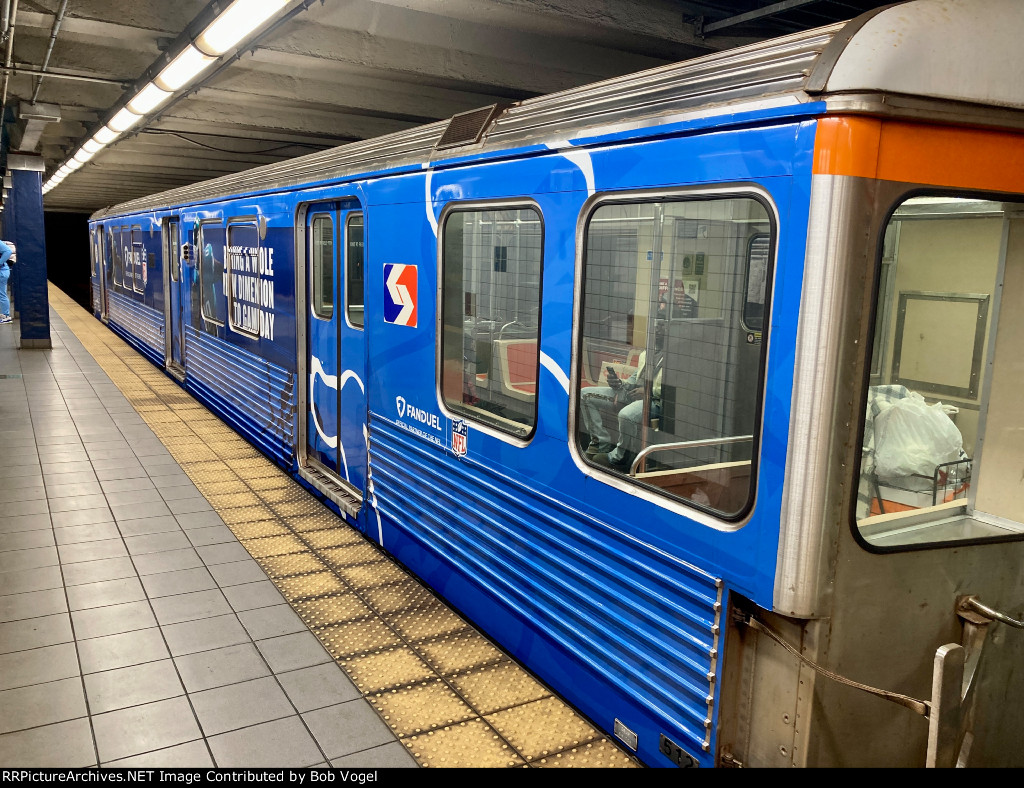 Northbound Ridge Ave train at North Philadelphia station